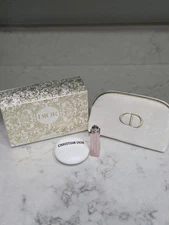 Dior The Beauty & Care Ritual Make-Up Cosmetic Case + Le Baume + Lip Glow NEW