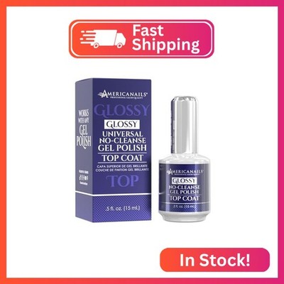 Americanails Gel Polish Top Coat - Original Dual Cure Formula, Long Lasting, Soa