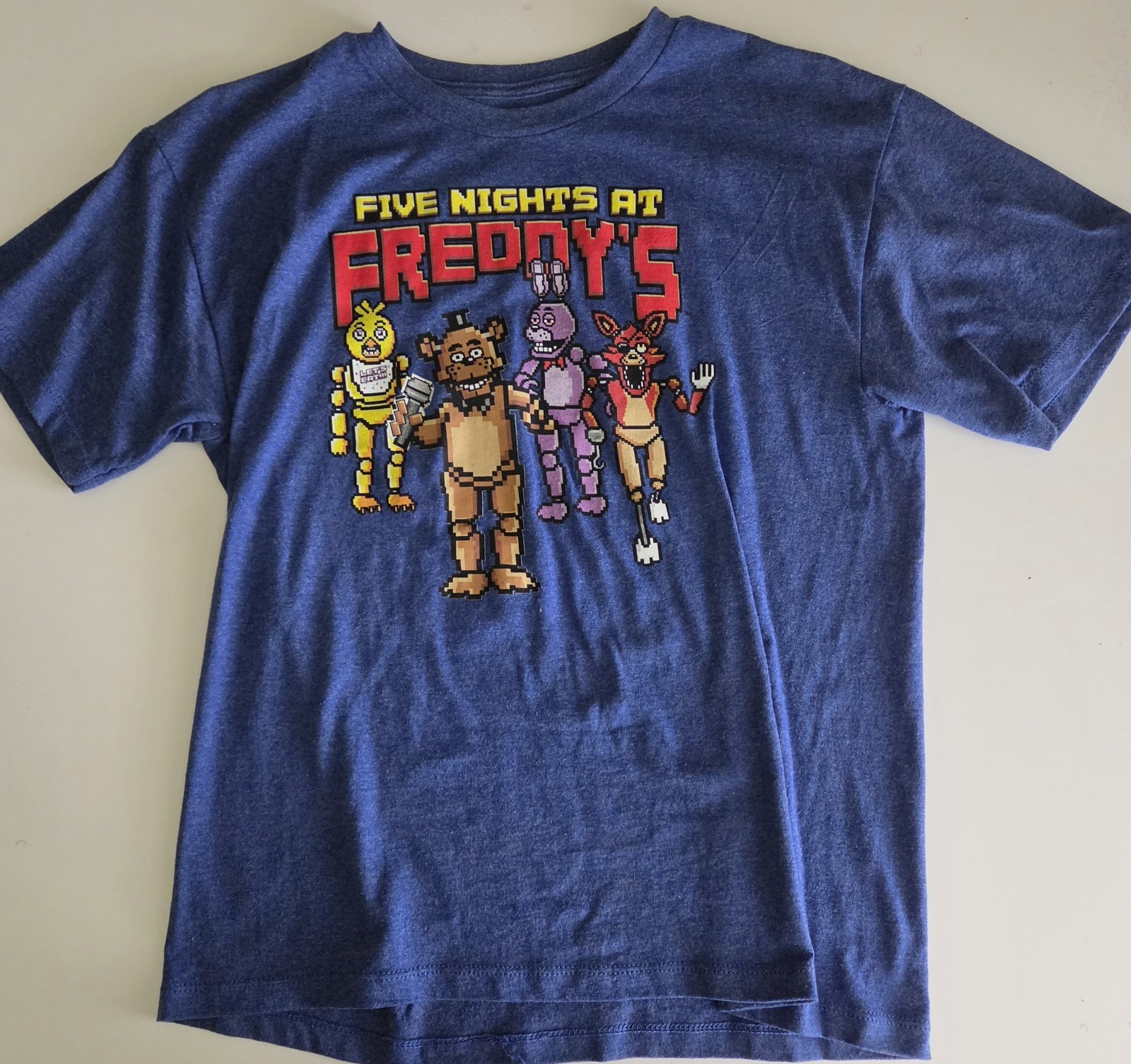 Five Nights at Freddy's Boys T-shirt  XL  Blue Youth