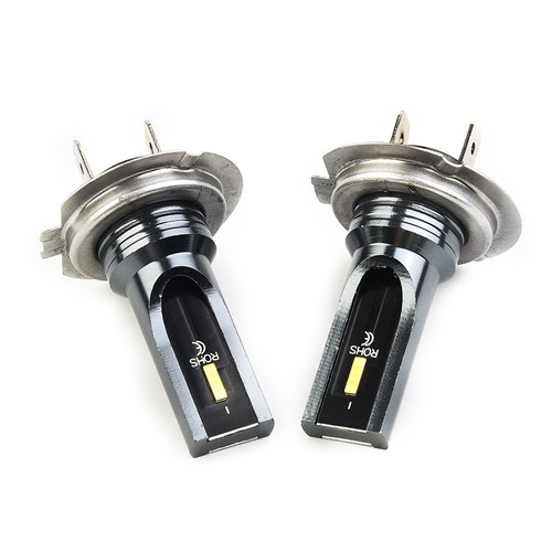 2x H7 LED Headlight Replace Xenon Hi/Low Kit Bulbs Beam 3000K Yellow Error - Picture 3 of 12