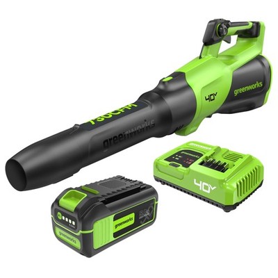 Cordless Leaf Blower 40V 730 CFM 190 MPH Brushless Greenworks BL40L510 High Fast