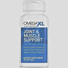 Omega XL 120ct Potent,Joint Pain Relief, Omega-3 NEW with Free Shipping