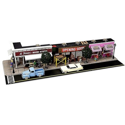 O Scale Main Street USA Block 1 Building Kit O Gauge Train Layout Structure