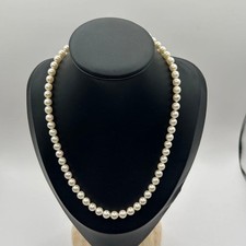 Genuine Akoya Pearl Necklace 6mm-6.5mm Round ...
