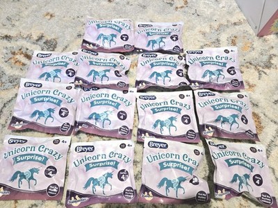 Breyer Horses Stablemates Unicorn Crazy Surprise Blind Bag Lot Of 14 Party Favor