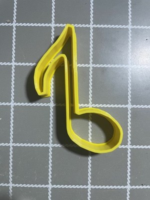 Cookie Cutter Fondant Biscuit Icing Bake Stem Single Music Note Stam...