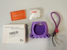 JCHPINE Tamagotchi Paradise Silicone Case Purple w/ Screen Protector  Lanyard