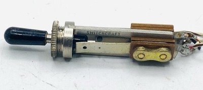 Vintage Switchcraft Long Straight 2-way USA Toggle Switch Used Z9