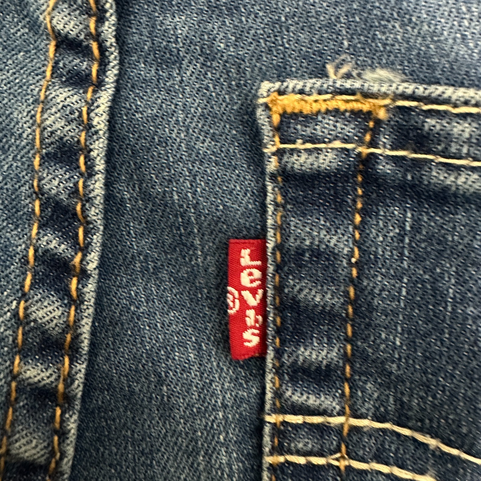 Levi's 510 Skinny Jeans Boys 8 Yr 24x25 Blue Denim Stretch Adjustable Waist NEW image 4