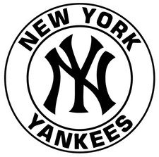 Vinyl Decal Car Truck Sticker Wall Baseball MLB - New York Yankees Logo v5