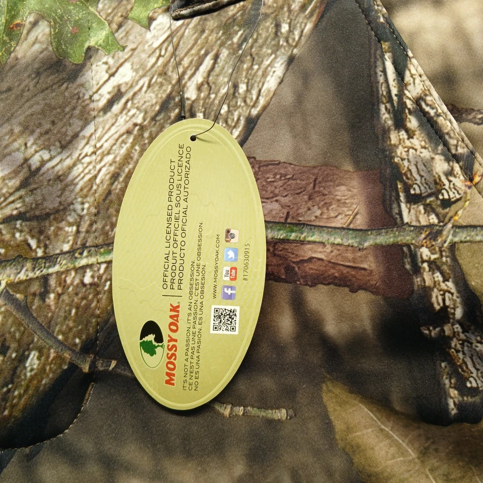 NEW MOSSY OAK MENS 34X34 THERMAL LINED 6 POCKET ZIP BREAK UP COUNTRY MIDWAY USA - Image 3 of 4