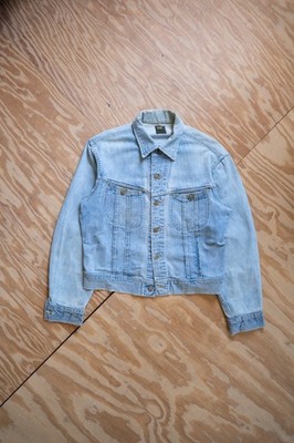 Vintage 60s LEE RIDER Union Made  Sanforized Light wash Denim Jacket