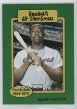 1987 Hygrade Baseball's All-Time Greats Hank Aaron HOF 0nr3