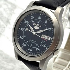 SEIKO 5 Automatic Watch Men 7S26-02J0 Open Caseback Rare
