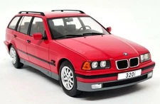 MCG 1/18 - BMW 320i Touring E36 1995 3 Series Red Diecast Scale model car