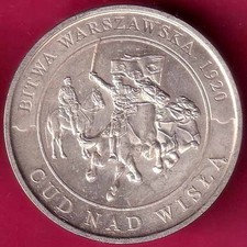 Poland Battle of Warsaw 1920/2020 BITWA WARSZAWSKA CUD NA WISŁĄ Medal  #YH23