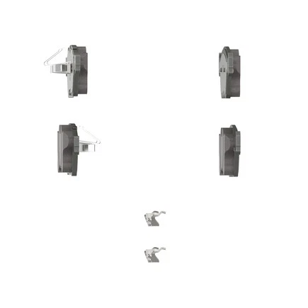 Almohadilla de disco de cerámica premium Wagner OEX1123 Foto 4 de 4