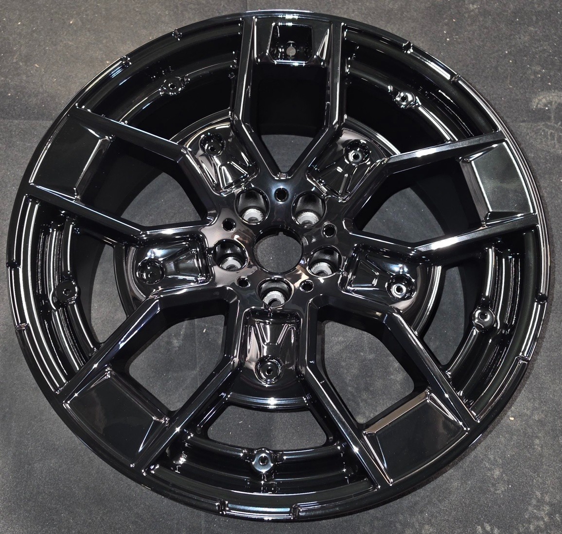 BMW iX 2023 2024 2025 86624 OEM wheel rim 21x9 GLOSS BLACK | eBay