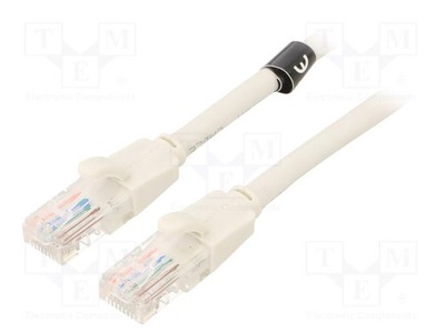 CCA U/UTP grau Patch cord 6 RJ45-Stecker,beiderseitig PVC