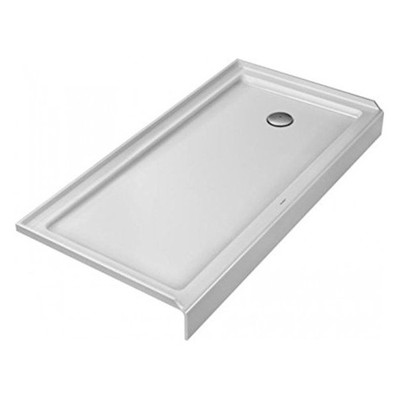 Duravit  Shower Tray Architec White W.Integr.Panel A.Flange,Drain Right