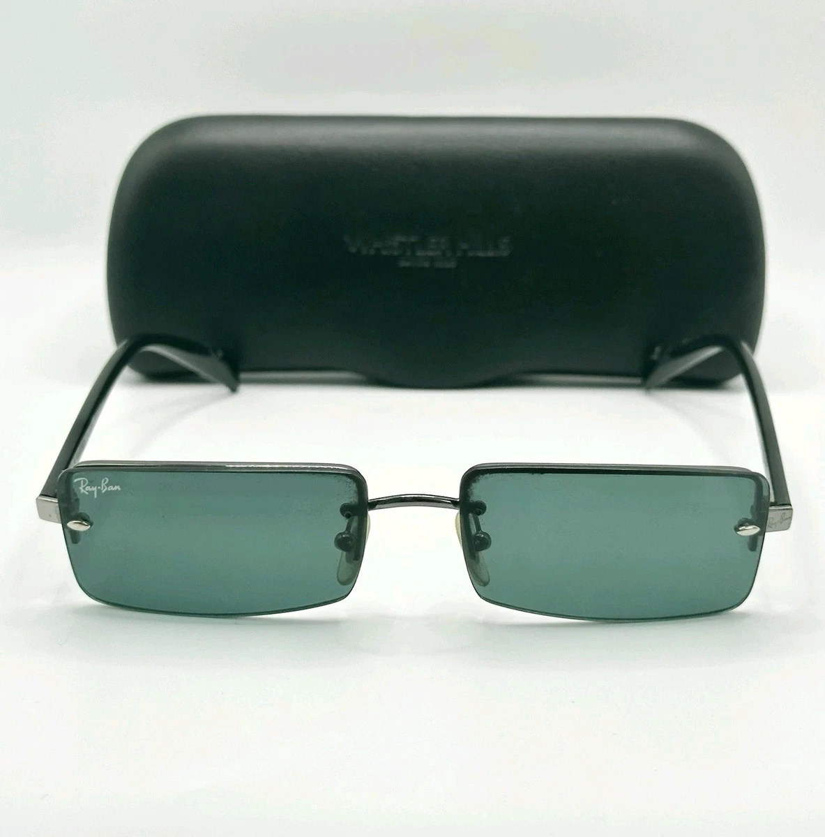 Ray Ban RB3203 SIDE STREET COMBO - Schwarz / Blau - Inklusive Etui