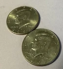 2002 P & D Kennedy Half Dollar (2) Clad Coins Circulated NIFC Free shipping N 87