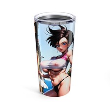 Vaso Dragonball Z Videl Waifu acero inoxidable 20 oz