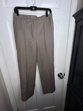 Vtg Harve Benard Women s 6 Straight Leg Wool Trouser Dress Pant S Lined Brown