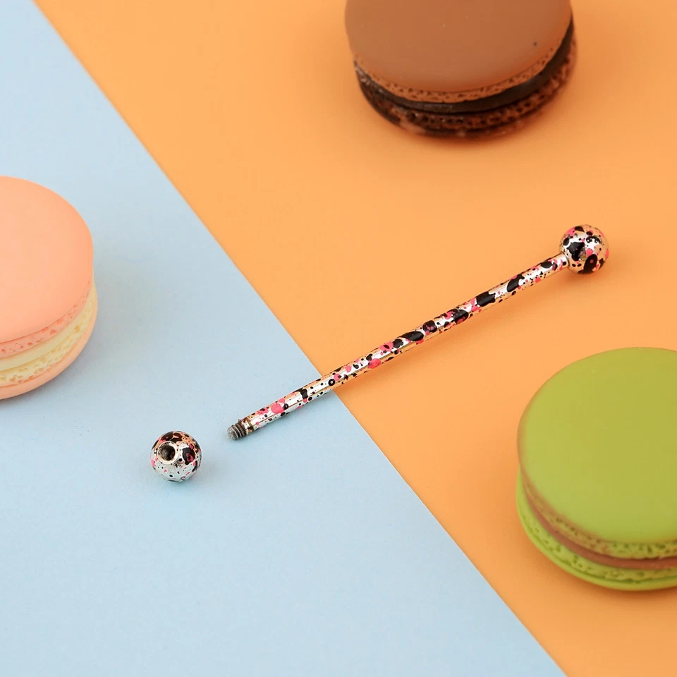 4PCS Industrial Barbell 14G 38mm 316L Surgical Steel Cartilage Piercing Jewelry - Image 4 of 4