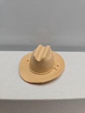 VTG Marx Johnny West Jane Cowgirl Western Rubber Cream Cowboy Hat