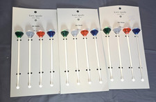 Lot of 3 Kate Spade New York Stir Sticks 4 Count New in Package BPA Free