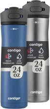 Contigo 24oz (Pack of 2), Blue Corn;Stainless Steel w/ Licorice 