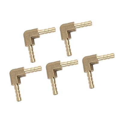 Raccordo A Gomito 90° In Ottone Per Tubo – Filettatura Femmina BSP 1/2 – Adattatore Per Tubo 8 Mm – Connettore Idraulico
