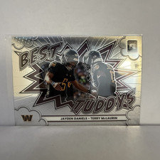 Panini 2025 Donruss Optic Best Tuddys Jayden Daniels Terry McLaurin #11 Command…