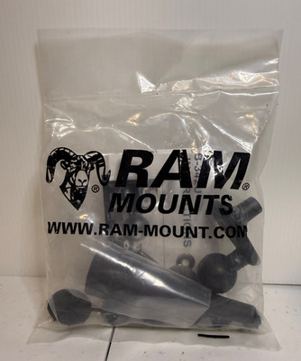 RAM Mount Motorcycle Fork Stem Base with 1'' Ball RAM-B-342U New NIP