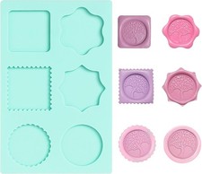 Wachssiegel Stempel Formen, Wachs Siegel Silikonform f&uuml;r 1 Zoll Wachs Siegel