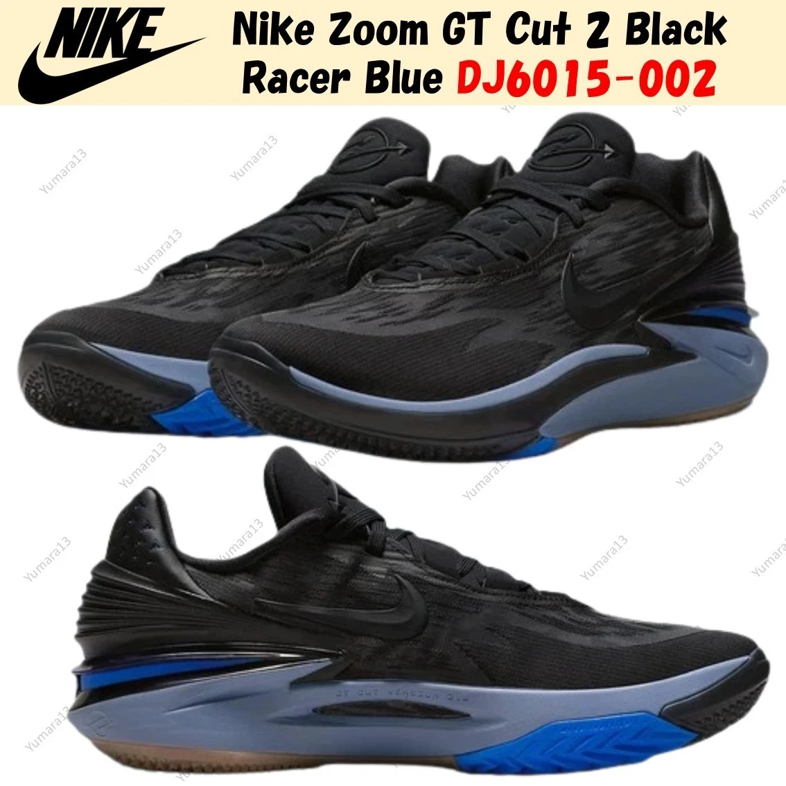 Nike Air Zoom GT Cut 2 Black Racer Blue | eBay