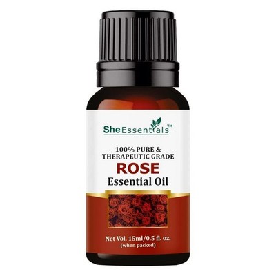 She Essentials Rose Essential Oil, 15 ml