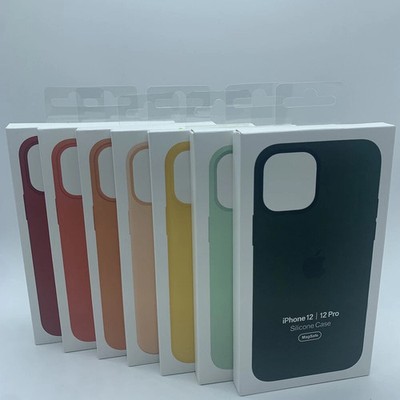 Genuine Original Silicone Case w/ MagSafe For iPhone 12 mini 12 Pro 12 Pro Max