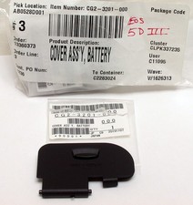 Genuine Canon EOS 5D Mark III Battery Door Assembly - Repair Part CG2-3201-000