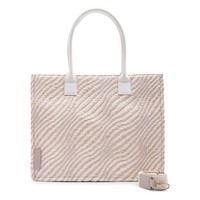 Seidenfelt Hulu Shopper Tasche 39Cm #SDF-1105-333 (Beige)