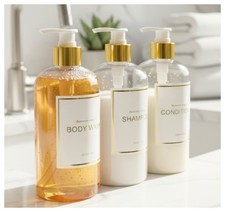 3 Piece Shampoo, Conditioner, Body Soap Dispenser Set PLEASE READ DESCRIPTION 