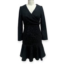 Romantic & Luxury Chic Line Tinsel Dress