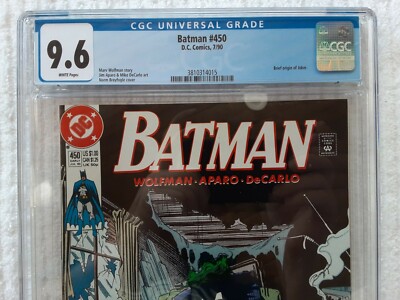Batman #450 (DC, 7/90) CGC 9.6 NM+ 