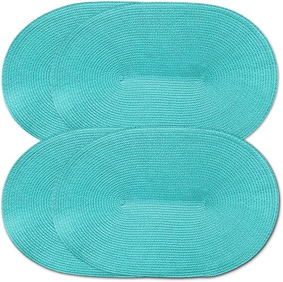 CAIT CHAPMAN HOME COLLECTION Oval Braided Woven Polypropylene Plastic