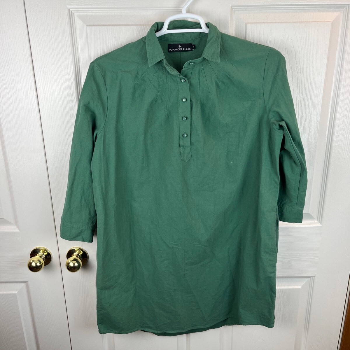 New NWOT Women's Pomander Place Polly Dress Green Medium M