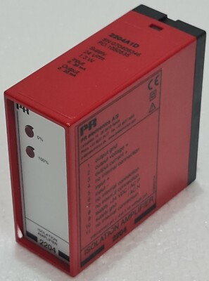 PR Electronics 2204A1D Isolation Verstärker S/N:070406346