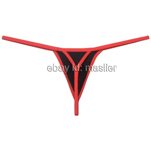 Mini tangas elástica micro tanga elástica de algodón con cuerda en G para hombre - Imagen 8 de 23
