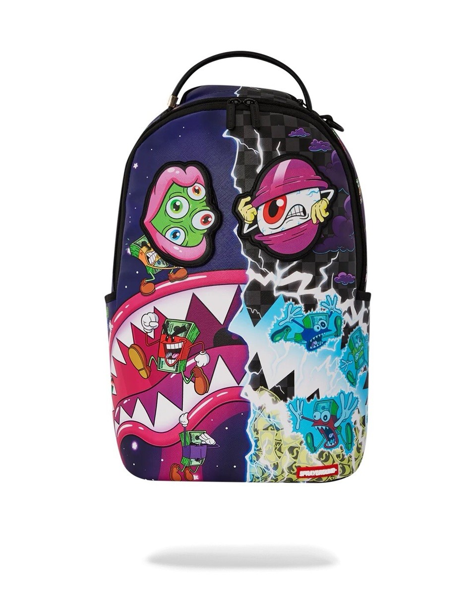 SPRAYGROUND MONEY BOYS SPLIT CRAZY EYES 6 REMOVABLE EYE SPRAYGROUND MONEY BOYS SPLIT CRAZY EYES 6 REMOVABLE EYE