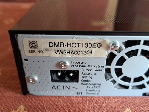 Panasonic DMR-HCT130 Kabel-Receiver (500GB Festplatte Twin HD DVB-C Tuner) - Bild 8 von 9
